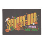 Scooby-Doo Halloween Snack Logo Placemat