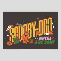 Scooby-Doo Halloween Snack Logo Poster