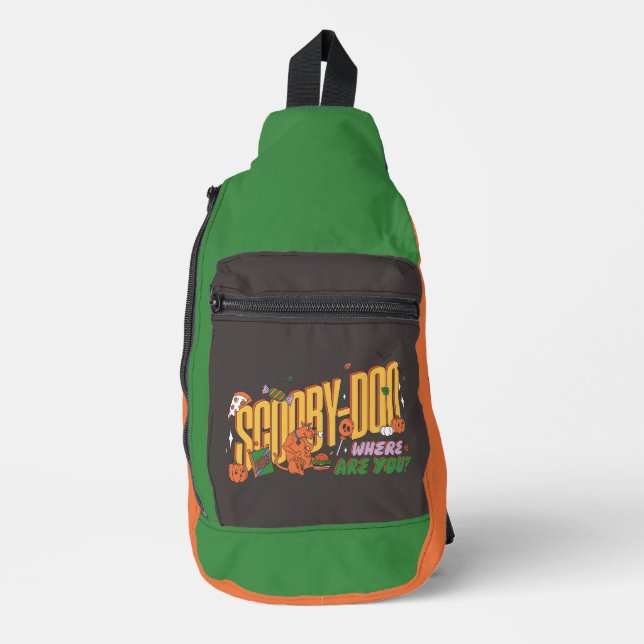 Scooby-Doo Halloween Snack Logo Sling Bag (Front)