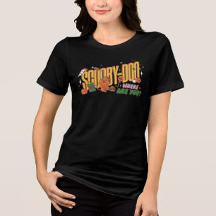Scooby-Doo Halloween Snack Logo Tri-Blend Shirt