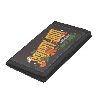 Scooby-Doo Halloween Snack Logo Trifold Wallet