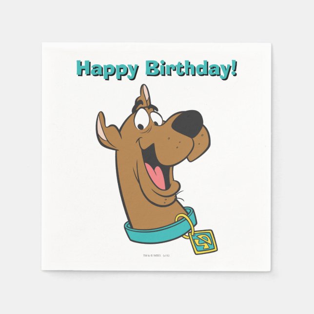 Scooby-Doo Happy Face Paper Napkins (Front)