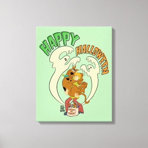 Scooby_Doo  Happy Halloween Canvas Print