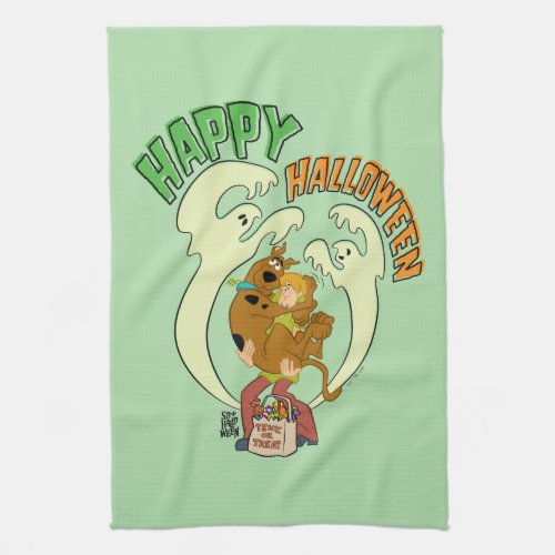 Scooby_Doo  Happy Halloween Kitchen Towel