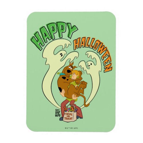 Scooby_Doo  Happy Halloween Magnet