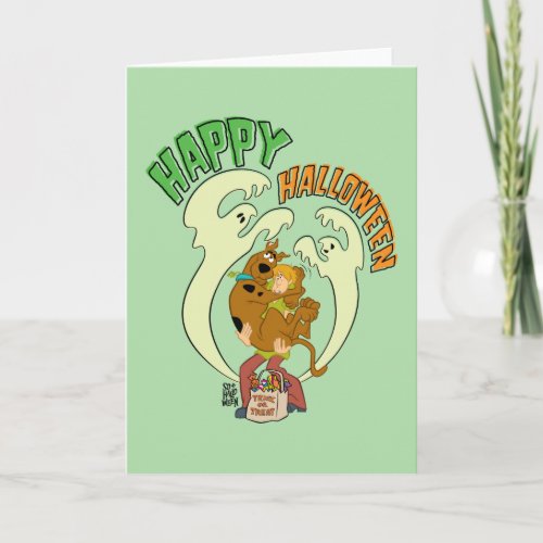 Scooby_Doo  Happy Halloween Note Card