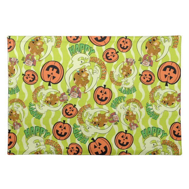 Scooby-Doo | Happy Halloween Pattern Cloth Placemat (Front)