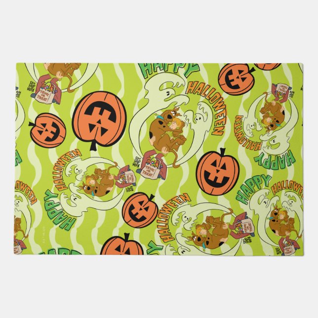 Scooby-Doo | Happy Halloween Pattern Doormat (Front)