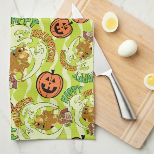 Scooby_Doo  Happy Halloween Pattern Kitchen Towel