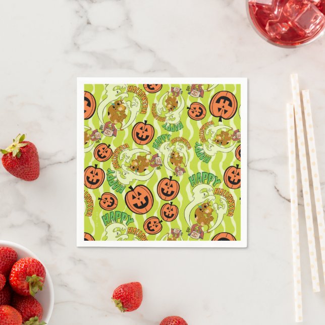 Scooby-Doo | Happy Halloween Pattern Napkins (Insitu)