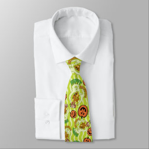 Scooby-Doo Happy Halloween Pattern Neck Tie