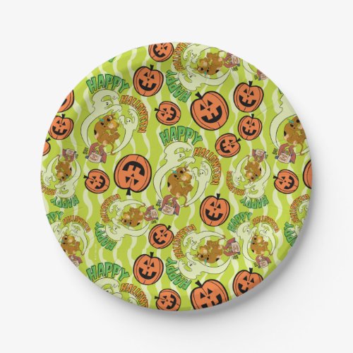 Scooby_Doo  Happy Halloween Pattern Paper Plates