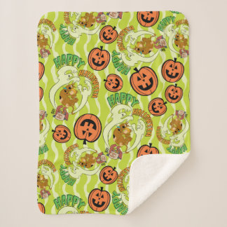 Scooby-Doo | Happy Halloween Pattern Sherpa Blanket