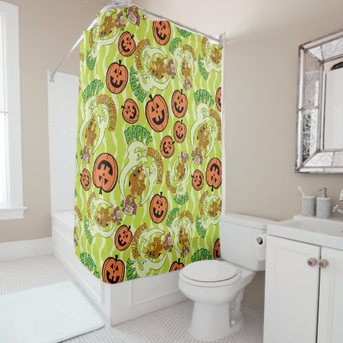 Scooby_Doo  Happy Halloween Pattern Shower Curtain