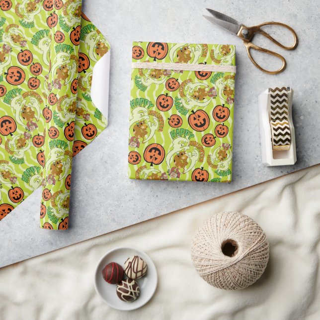 Scooby-Doo | Happy Halloween Pattern Wrapping Paper (Crafts)