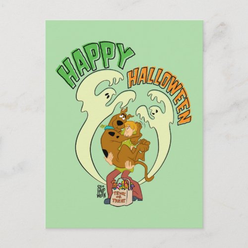 Scooby_Doo  Happy Halloween Postcard