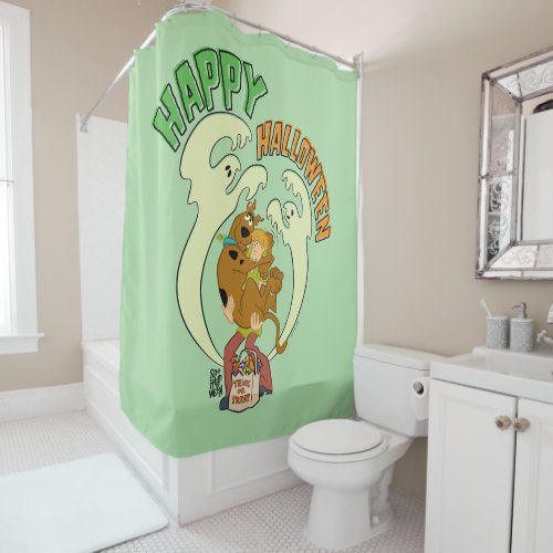 Scooby_Doo  Happy Halloween Shower Curtain