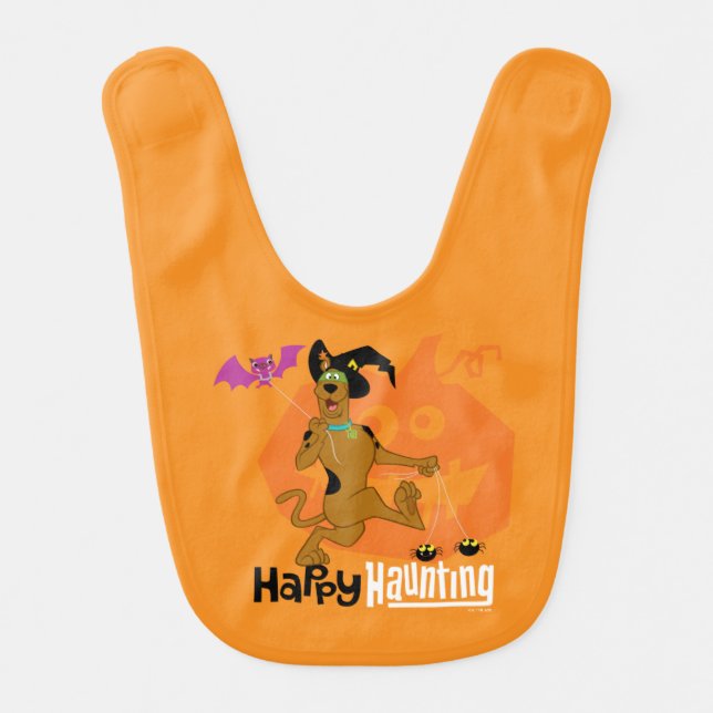 Scooby-Doo | Happy Haunting Baby Bib (Front)
