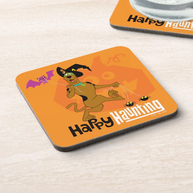 Scooby-Doo | Happy Haunting Beverage Coaster (Left Side)