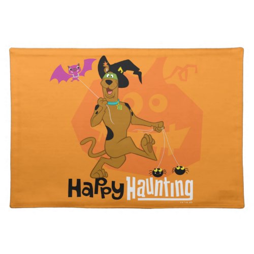 Scooby_Doo  Happy Haunting Cloth Placemat