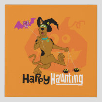Scooby-Doo | Happy Haunting Faux Canvas Print