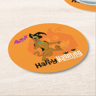 Scooby-Doo | Happy Haunting Round Paper Coaster