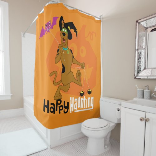 Scooby_Doo  Happy Haunting Shower Curtain