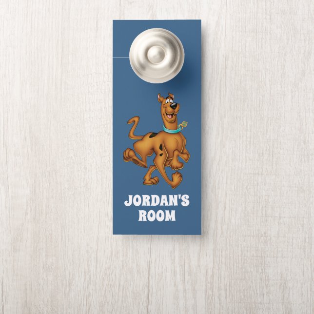 Scooby-Doo Happy Walk | Add Your Name Door Hanger (On Knob)