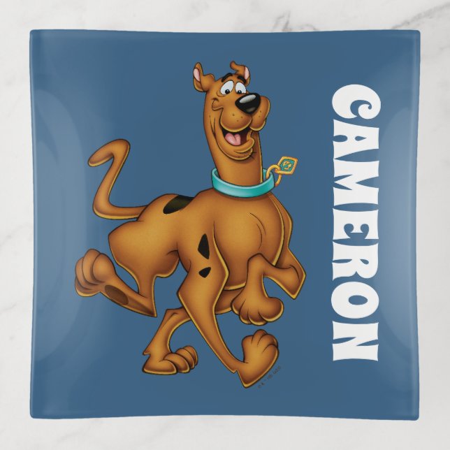 Scooby-Doo Happy Walk | Add Your Name Trinket Tray (Front)