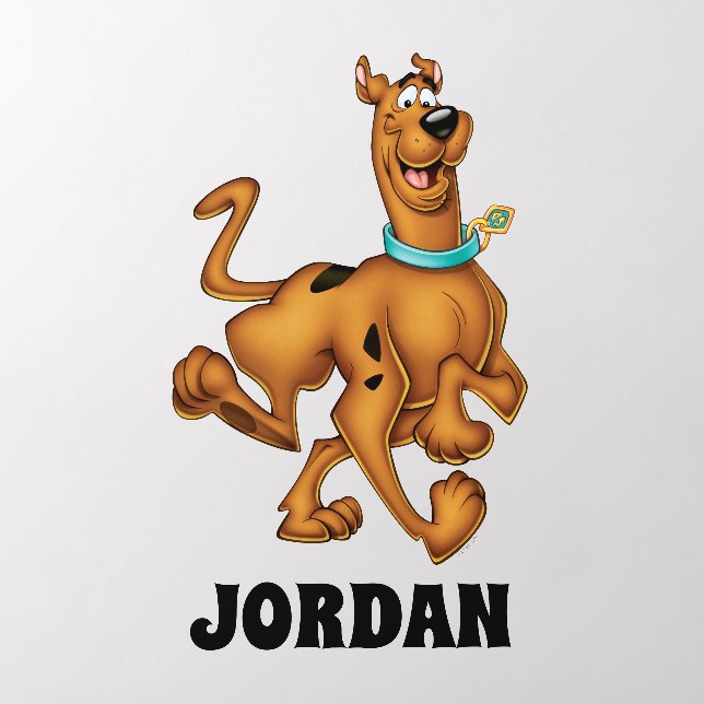 Scooby-Doo Happy Walk | Add Your Name Wall Decal (Insitu 2)