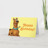 Scooby-Doo Happy Walk Birthday Card