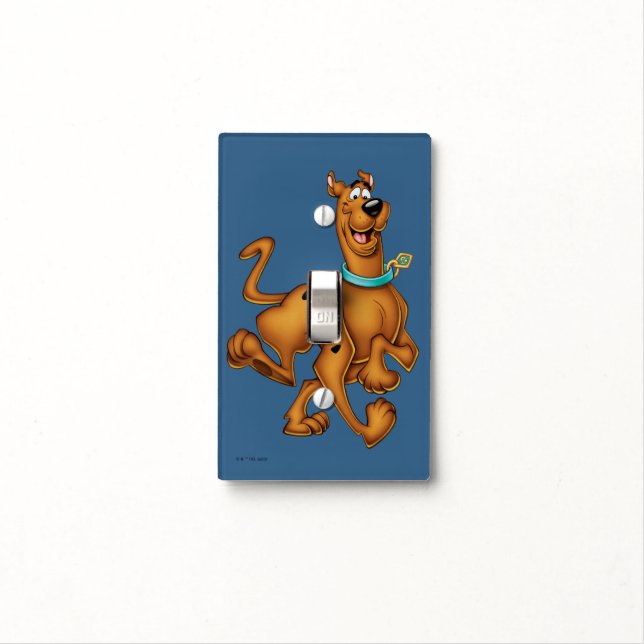 Scooby-Doo Happy Walk Light Switch Cover (In Situ)