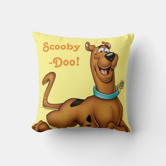 Scooby-Doo Happy Walk Throw Pillow (Front)