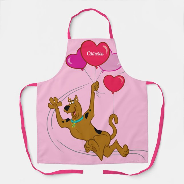 Scooby Doo - Heart Balloons Apron (Front)