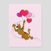 Scooby Doo - Heart Balloons Postcard