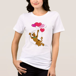 Scooby Doo - Heart Balloons Tri-Blend Shirt