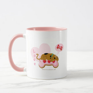 Scooby-Doo - Heart Decorated Scooby Snacks Mug