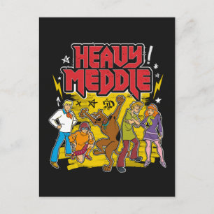 Scooby-Doo "Heavy Meddle" Graphic Postcard