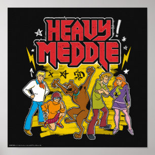 Scooby-Doo "Heavy Meddle" Graphic Poster