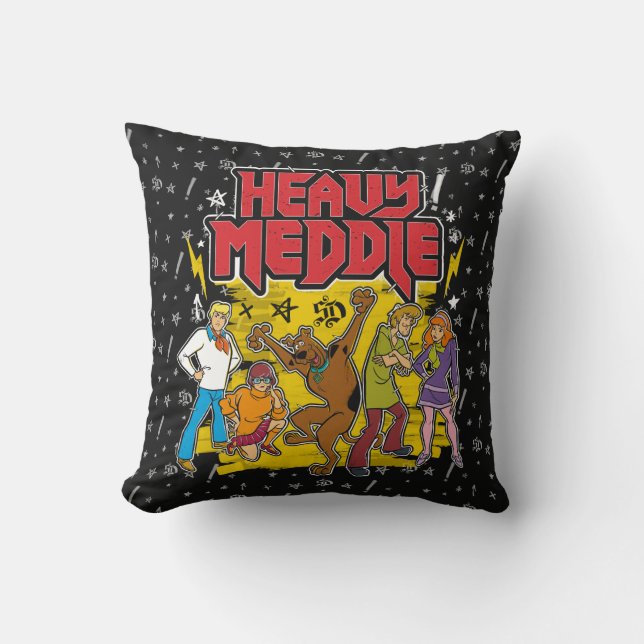 Scooby-Doo | "Heavy Meddle" Graphic Throw Pillow (Front)