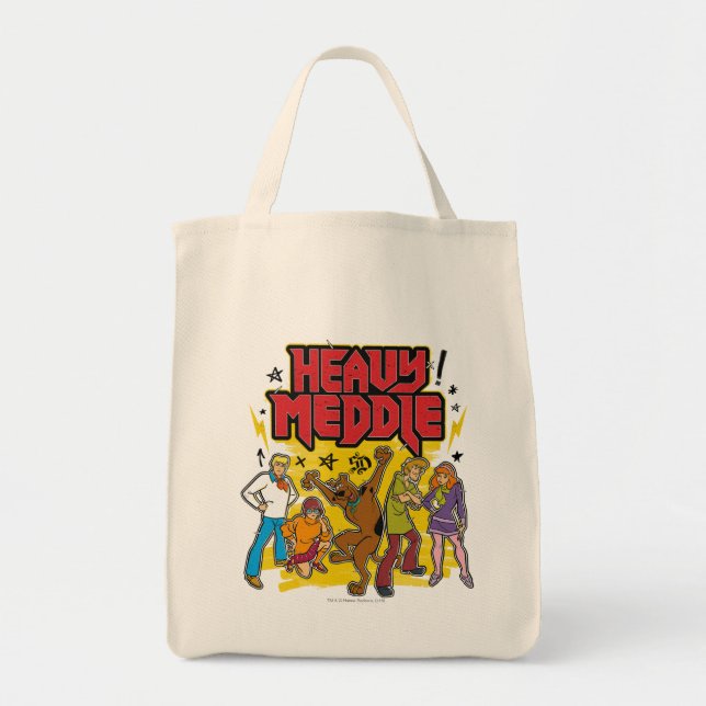 Scooby-Doo | "Heavy Meddle" Graphic Tote Bag (Front)