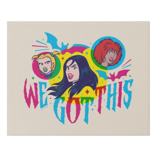 Scooby_Doo  Hex Girls We Got This Faux Canvas Print
