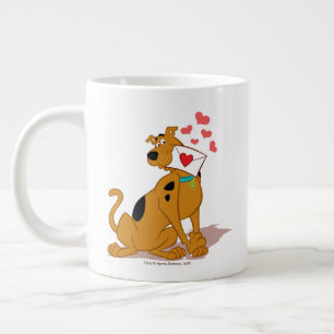 Scooby-Doo - Holding Valentine Envelope Giant Coffee Mug