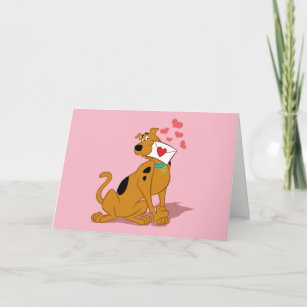 Scooby-Doo - Holding Valentine Envelope Holiday Card