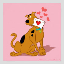 Scooby-Doo - Holding Valentine Envelope Poster