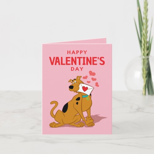 Scooby_Doo _ Holding Valentine Note Card