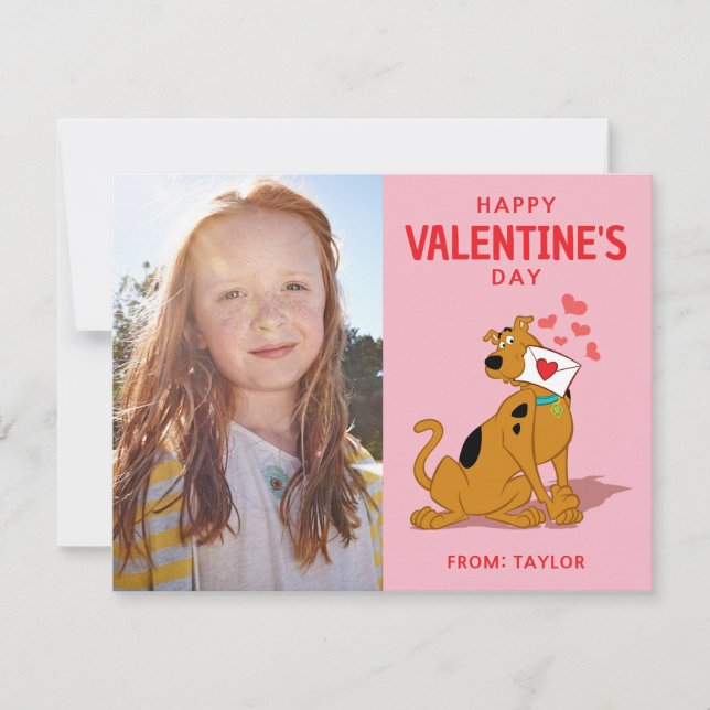 Scooby-Doo - Holding Valentine Note Card (Front)