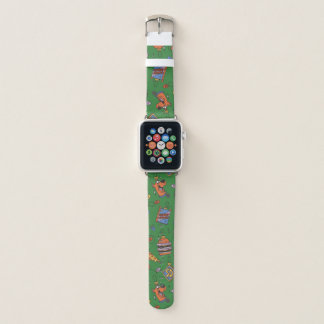 Scooby-Doo Holiday Snack Lights Pattern Apple Watch Band