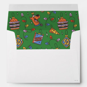 Scooby-Doo Holiday Snack Lights Pattern Envelope