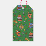 Scooby-Doo Holiday Snack Lights Pattern Gift Tags